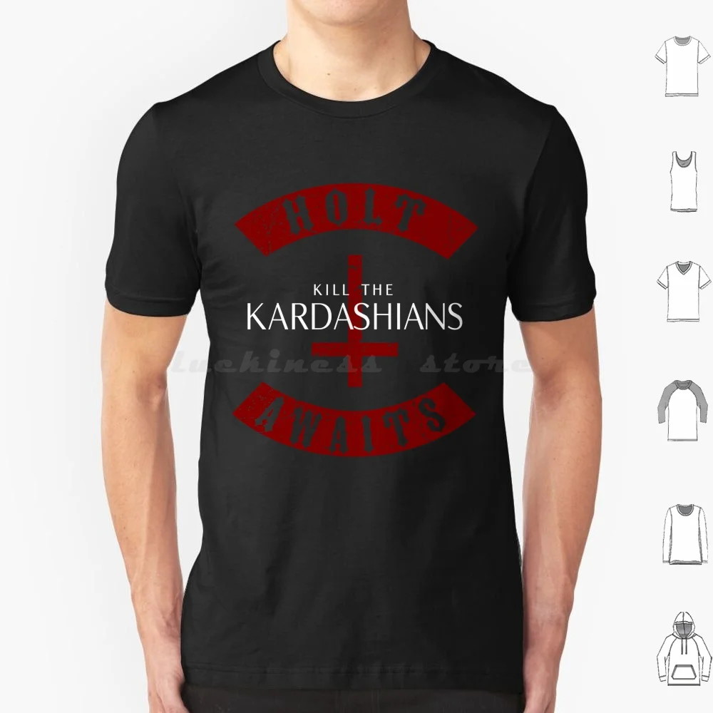 Футболка Kill The Kardashians большого размера 100% хлопок Гэри Холт Эксодус бан идеальный