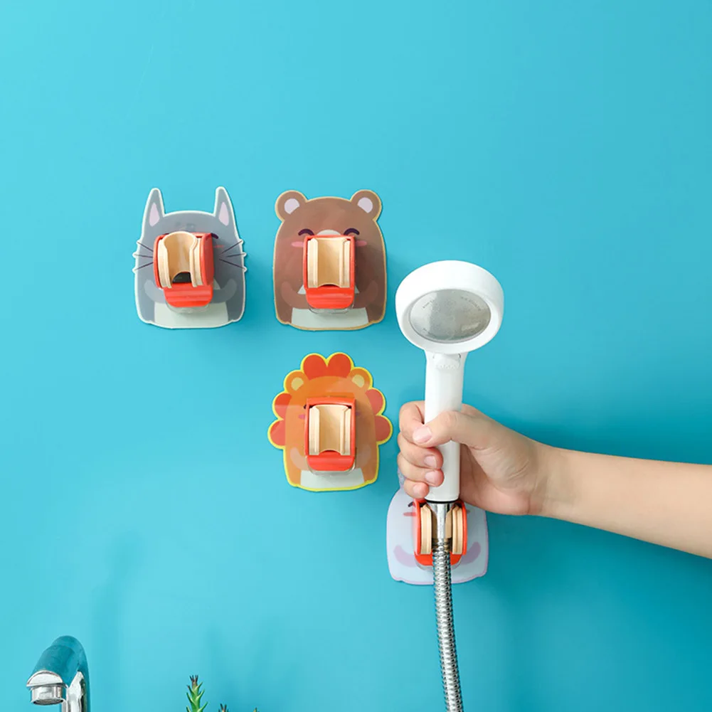 

Universal Adhesive Wall Showerhead Fixed Support Bathroom Shower Head racket Attachment Bathroom Accessories