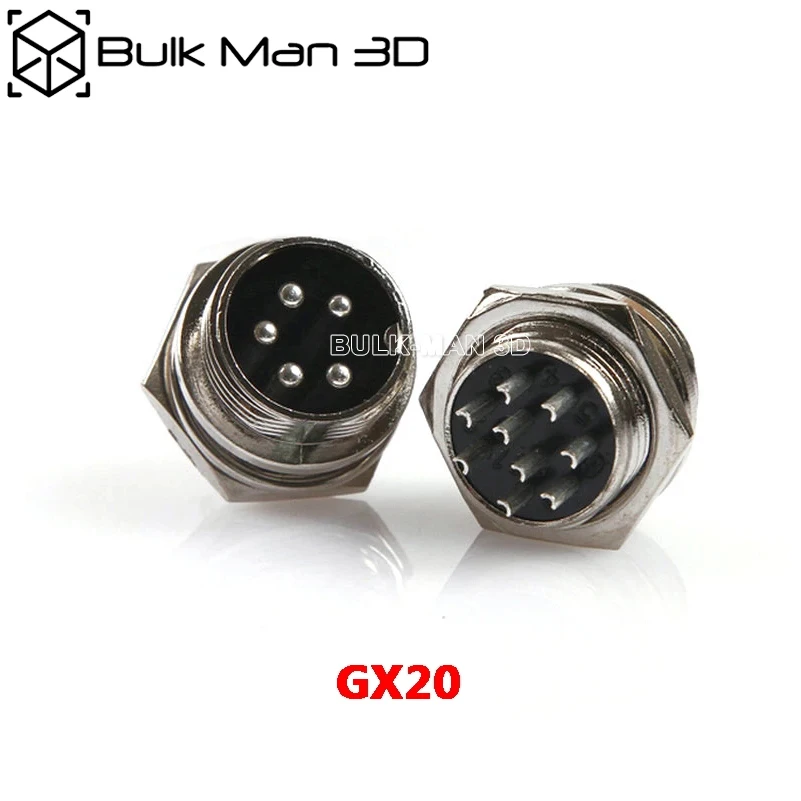 

GX20 2/3/4/5/6/7/8/9/10/12 Штекерный разъем, электрическая Авиационная вилка