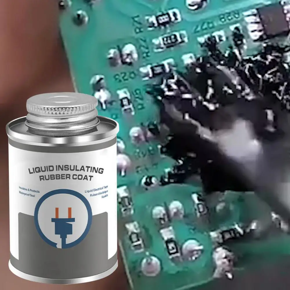 

Liquid Insulating Glue 125ml Safe Fast Dry Multifunctional Liquid Insulation Rubber Coat for Industry