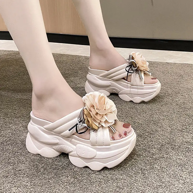 

Beach Slippers Diamond Slides Rose Flower Slippers Women Summer Heels Diy Summer Flip Flops Women Casual Womens Slippers Outdoor