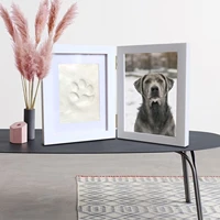 picture frames wooden paw print frame keepsake picture frame for pet lovers handprint or footprint