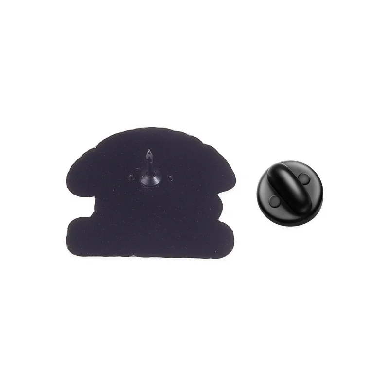 Фото Милые эмалевые значки с мультяшными кофейными и пончиковыми мотивами: «Время для кофе и болтовни». Модные броши, значки для лацканов, украшения для рюкзаков и одежды. №5