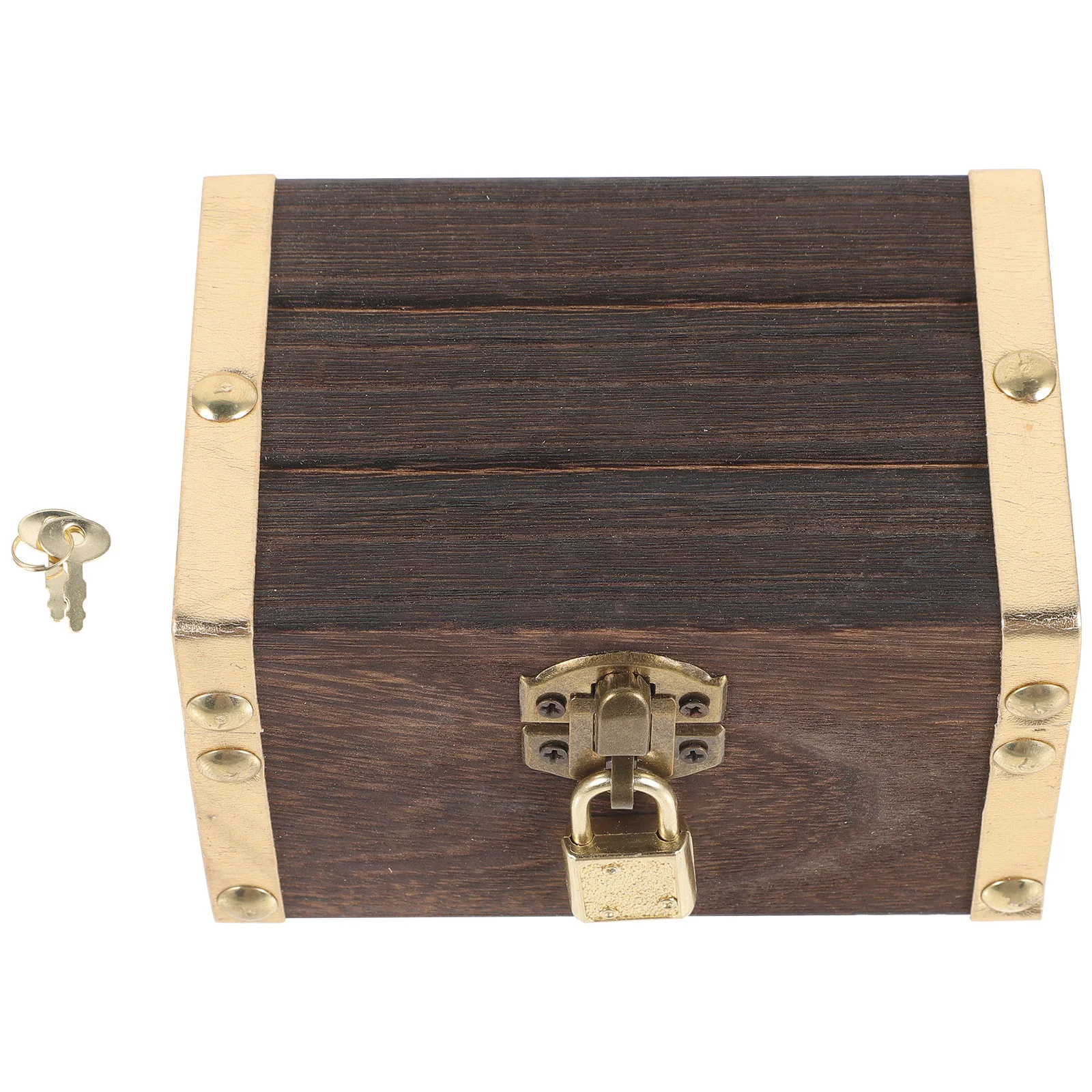 

Pirate Party Decor Small Treasure Themed Wood Case Toys Storage Halloween