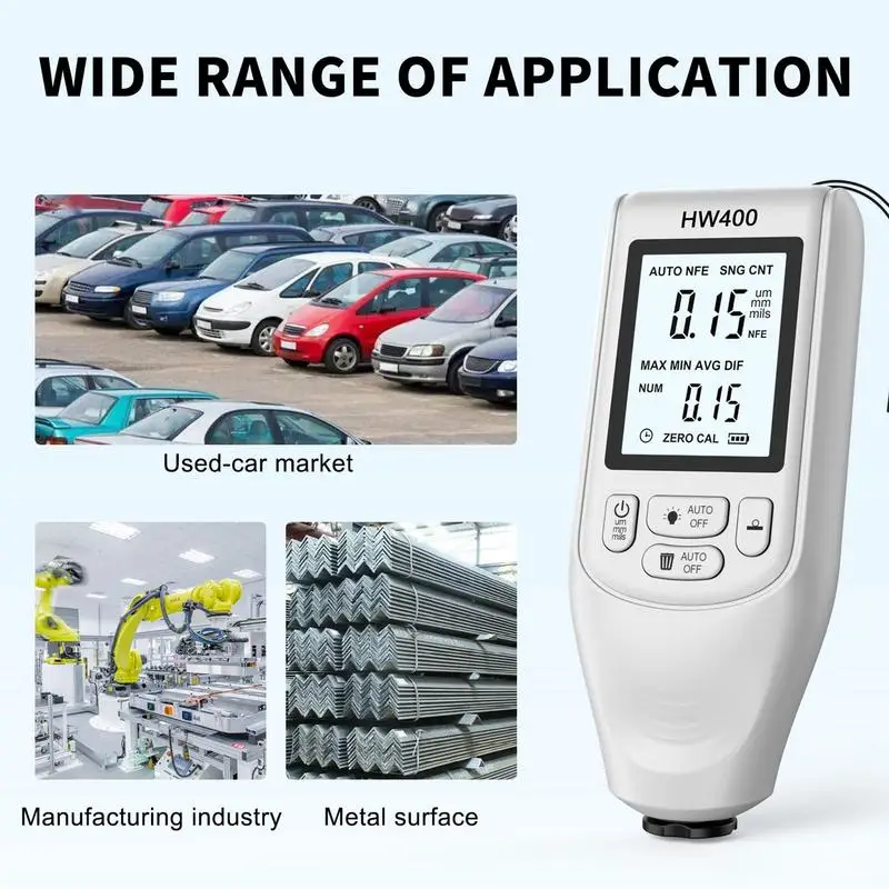 Измеритель толщины краски автомобильный измеритель с ЖК-дисплеем и высокоточным