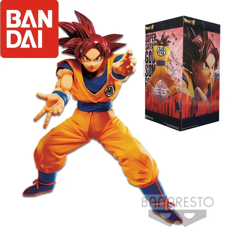 

Original Banpresto Dragon Ball Z Anime Figure Maximatic Goku Red Hair Action Figure Pvc Collectible Model Toys