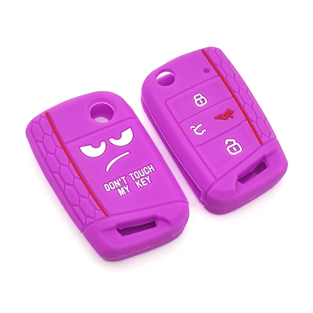 Силиконовый чехол для ключей для VW Polo Golf 7 Tiguan для Skoda Octavia Kodiaq Karoq для SEAT Ateca Leon Ibiza 2016 2017 2018