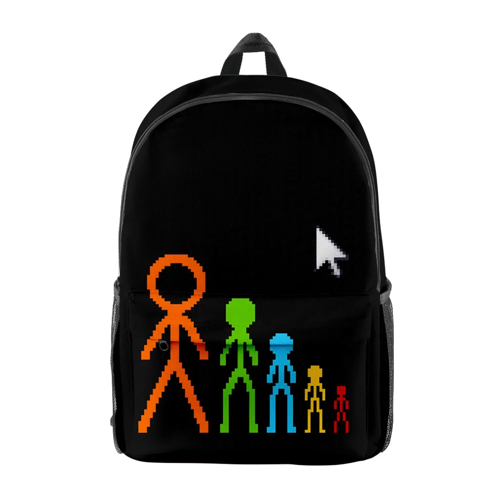 

Hip Hop Funny New Alan Becker 3D Print Student School Bags Boys Girls Travel Bags Oxford Waterproof Notebook Shoulder Backpacks