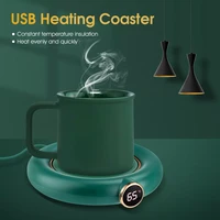 electric usb coffee mug heater tea cup warmer temperature adjustable water cup bottle heating pad plate coaster for home office