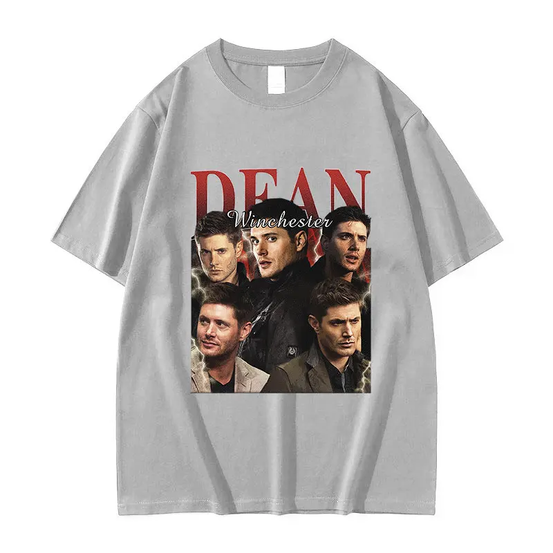 Футболка мужская оверсайз с графическим принтом Дина Модная хлопковая тенниска