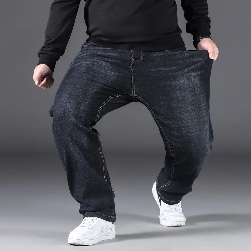 Summer Men's Clothing Oversie Classic Denim Baggy Pants Cotton Stretch Black Jeans Men Loose Streetwear Trousers Jeans for Men