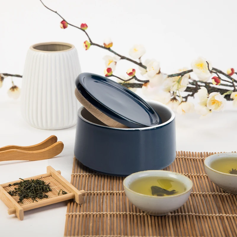 

Pottery Moisture Proof Tea Storage Sealed Jar Tea Caddies