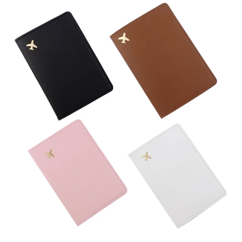 

Durable Bridal Passport Covers Holder Vaccination PU Leather Storage
