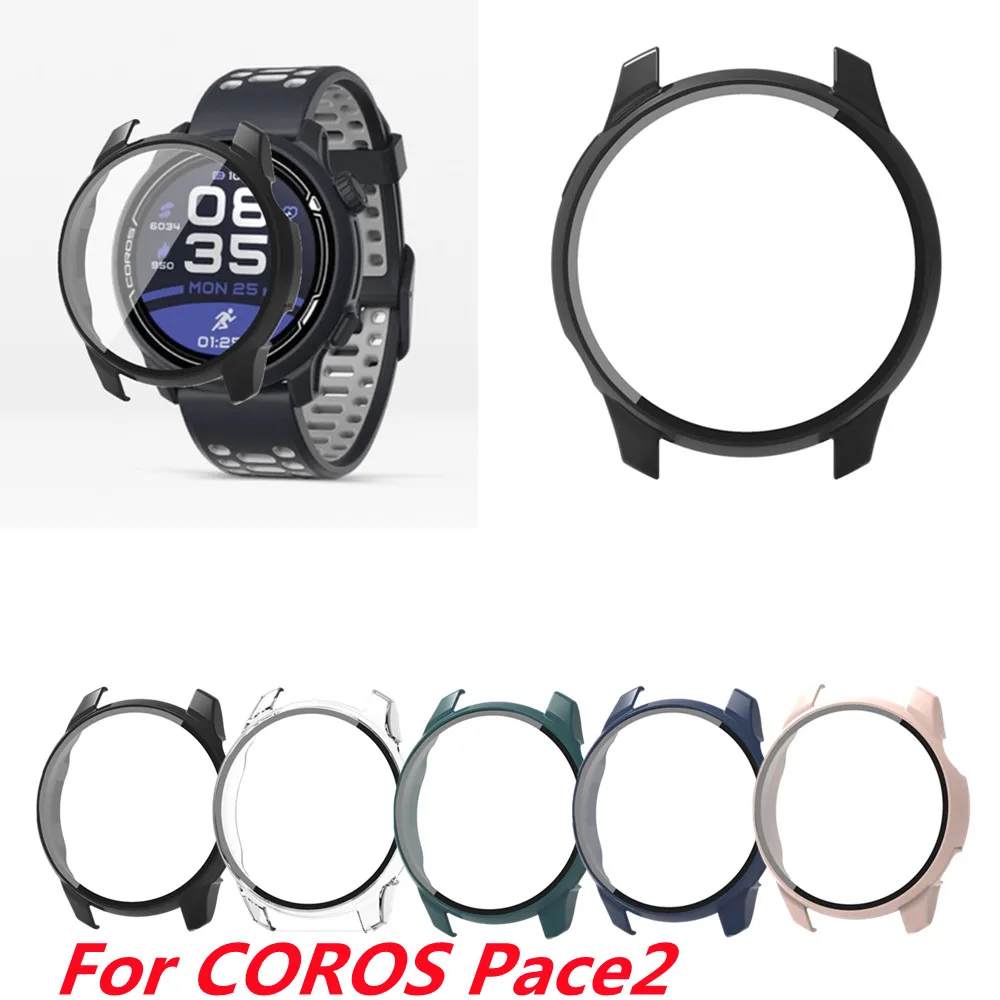 

Чехол для часов COROS Pace2 42 мм, чехол из поликарбоната, универсальный защитный бампер + Защитная пленка, чехол для часов COROS Pace 2, аксессуары для ч...
