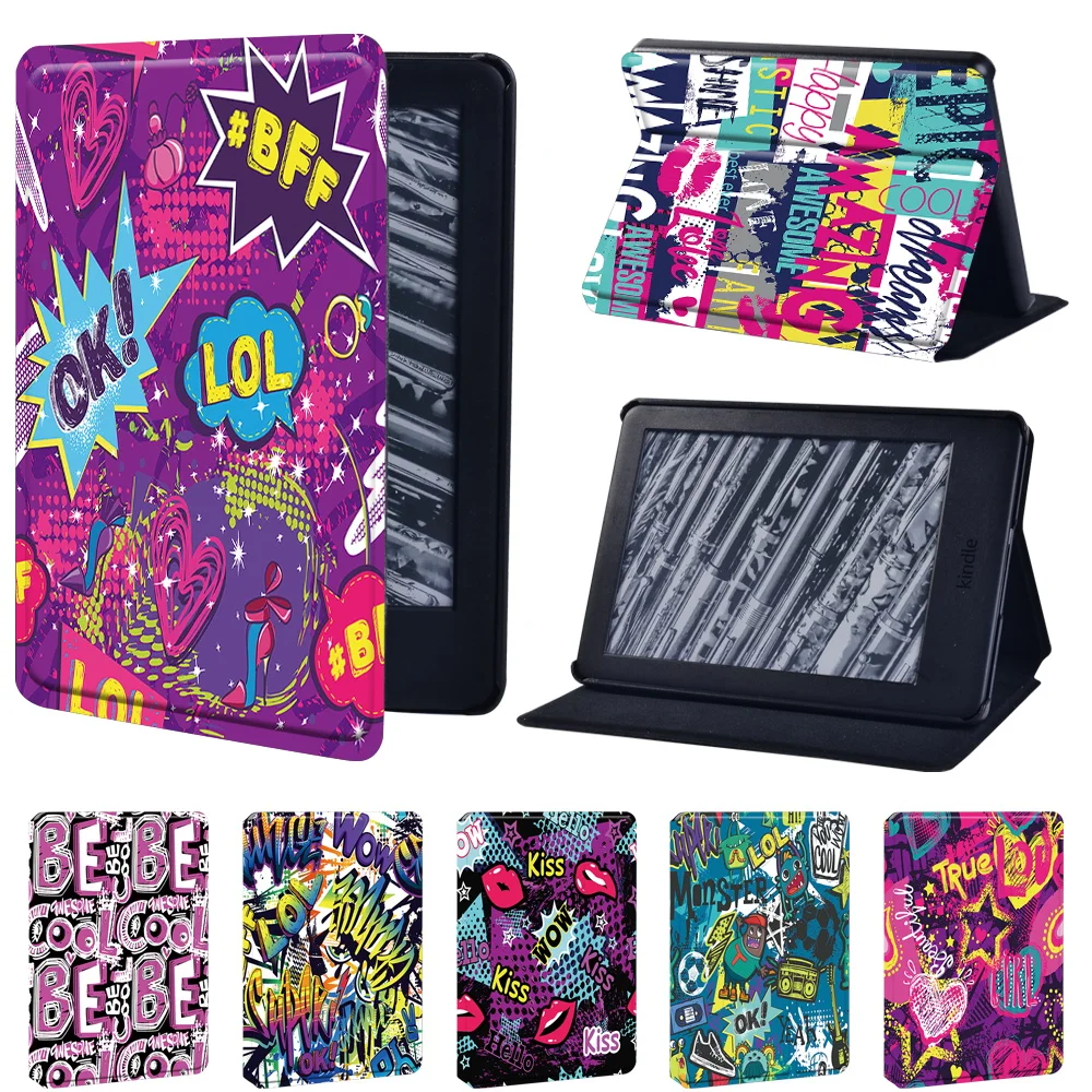 

Кожаный чехол-подставка Kindle Paperwhite 5 2021/Kindle Paperwhite 1/2/3/4 для планшета Kindle 10 поколения/Kindle 8 поколения 2016