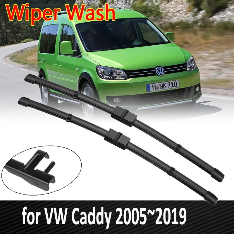 

Car Wiper Blade for Volkswagen VW Caddy 2K 2005~2019 Front Windscreen Windshield Wipers 2007 2010 2012 2015 2016 Car Accessories