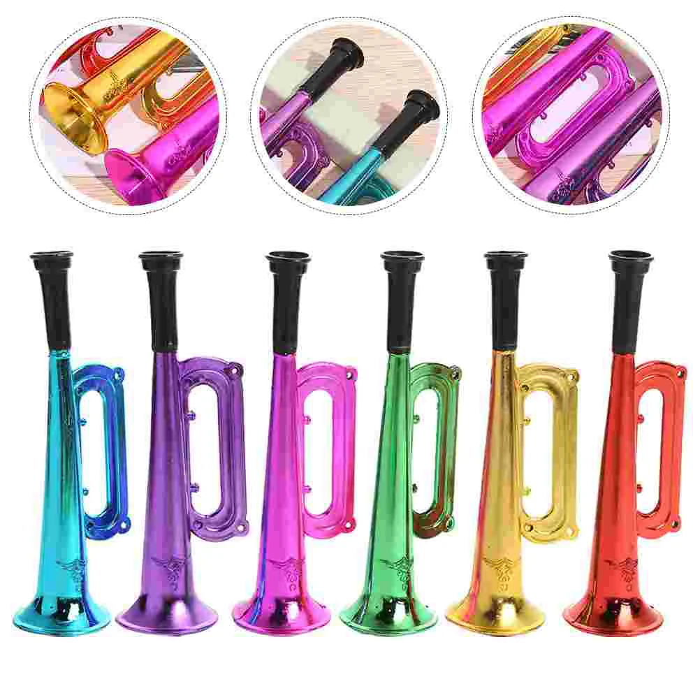 

Children's Trumpet Models Cheering Props Colored Kids Trumpets Kids' Toy Game Horns Plastic Festival