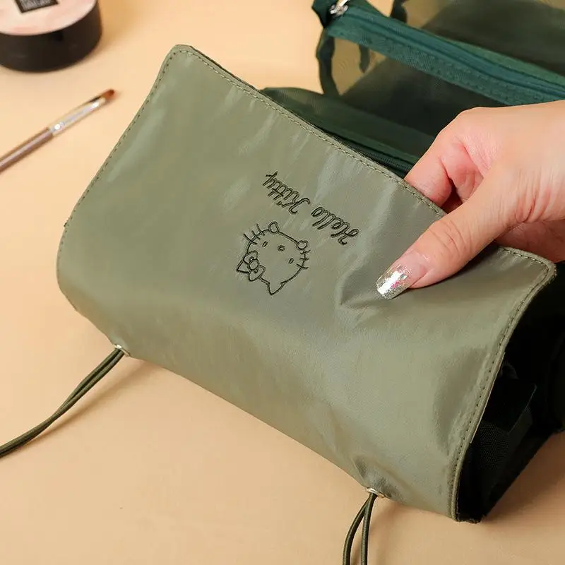 

Sanrioed Kittys 4-In-1 Detachable Cosmetic Bag Multifunction Travel Women Toiletries Organizer Waterproof Storage Make Up Cases