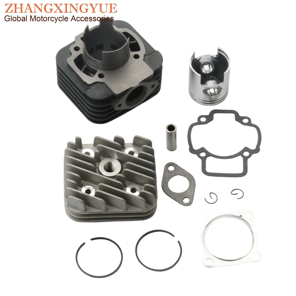 47mm 70cc Racing Cylinder Kit & Head For Gilera 50 Easy Moving Ice Stalker Naked Storm Typhoon Xr 50cc AC 2 Stroke