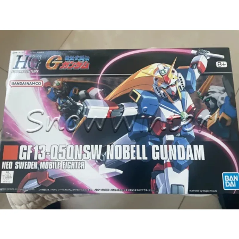 Фото В наличии: Оригинальная сборная фигурка Bandai Gundam 1/144 HG GF13-050NSW NOBELL GUNDAM NEO SWEDEN, готовая к отправке. №1
