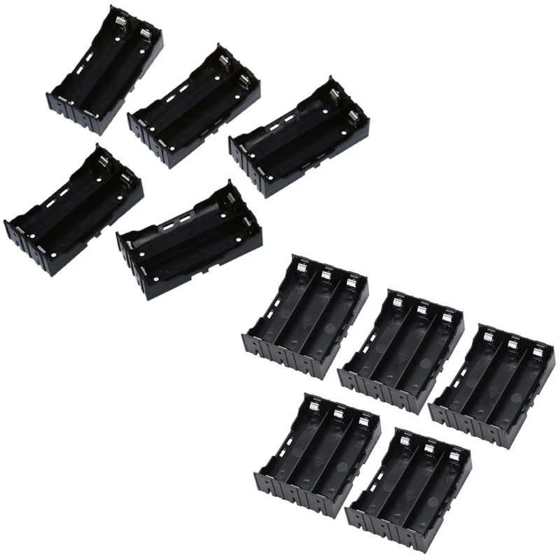 

5 шт. 2X3,7 в 18650 аккумуляторов 4 Pin держатель для аккумулятора чехол и 5 шт. 3X3,7 в 18650 аккумуляторов 6-контактный держатель для аккумулятора чехол