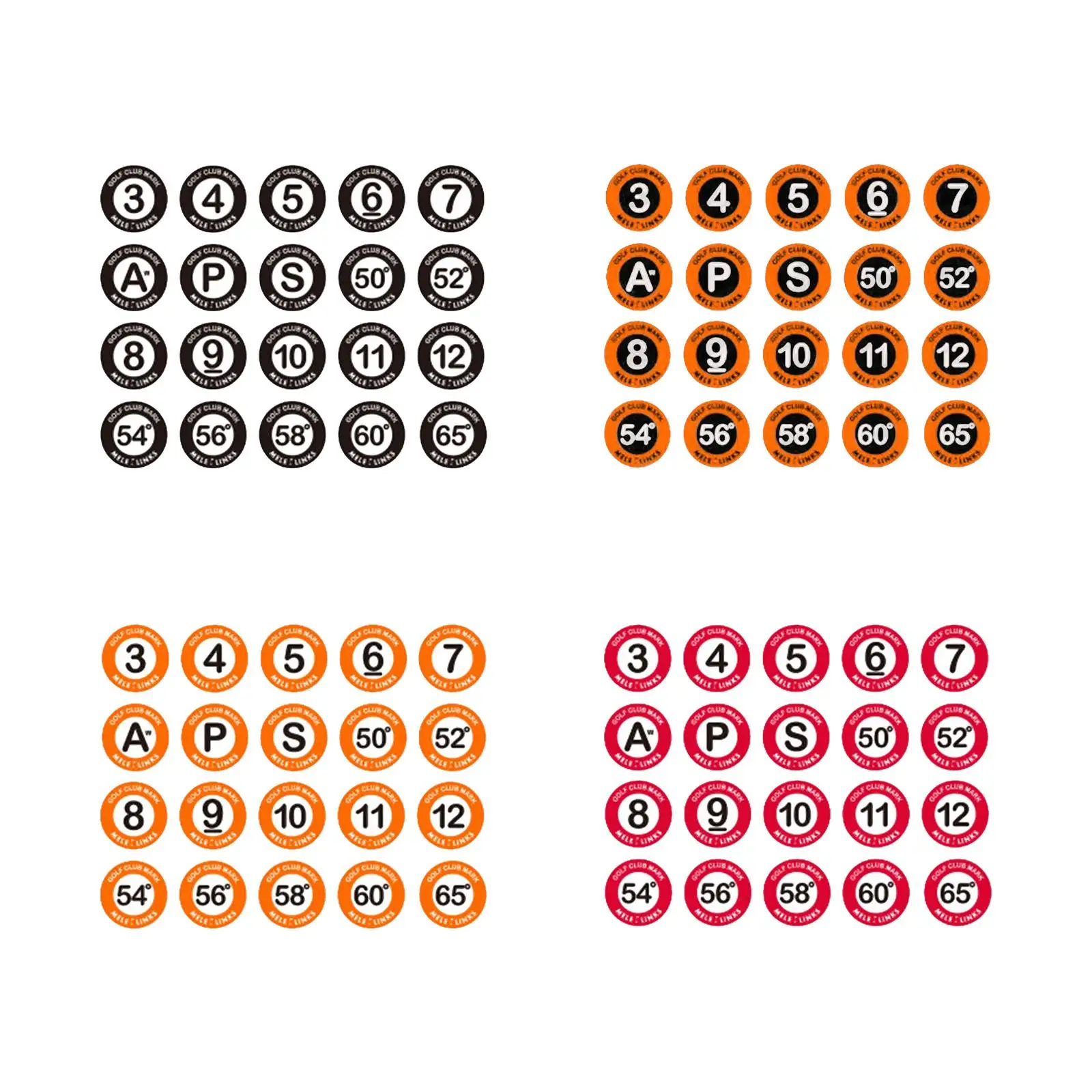 

Маркер для клюшки для гольфа, Съемный зажим для женщин и мужчин, многоразовый прочный знак для спортивных аксессуаров, подарок для голферов