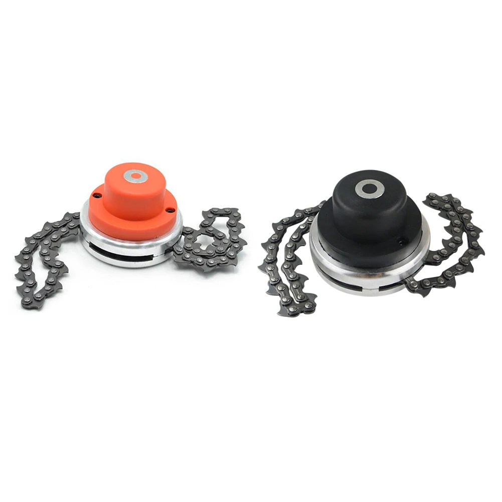 

Garden Grass Brush Cutter Head Aluminum Alloy Lawn Mower Chain Trimmer Head for Garden Agricultural Power Tool Parts
