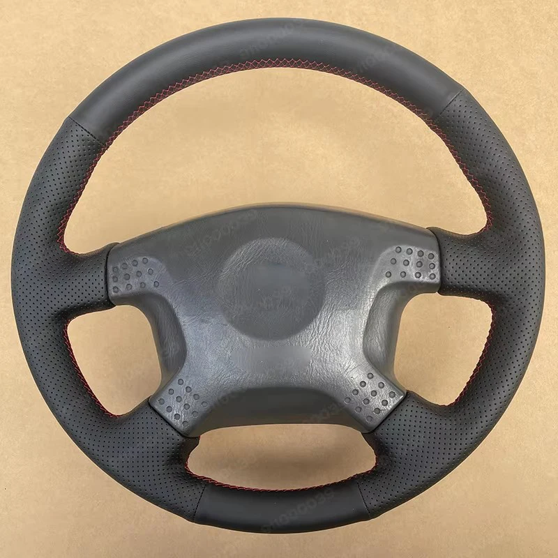 

Настроить искусственная кожа, сшитый вручную, нескользящий мягкий чехол на руль автомобиля для Nissan Stagea 1996-1999 Patrol Y61 1997-2004 гг.