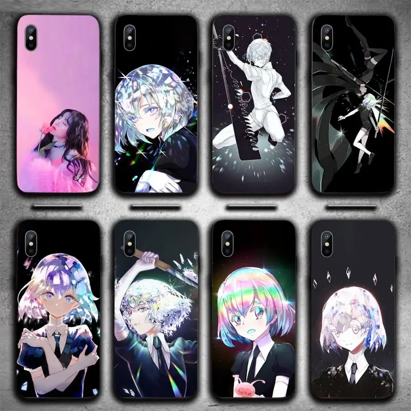

Japan anime Houseki no Kuni Phone Case For iphone 12 11 13 7 8 6 s plus x xs xr pro max mini