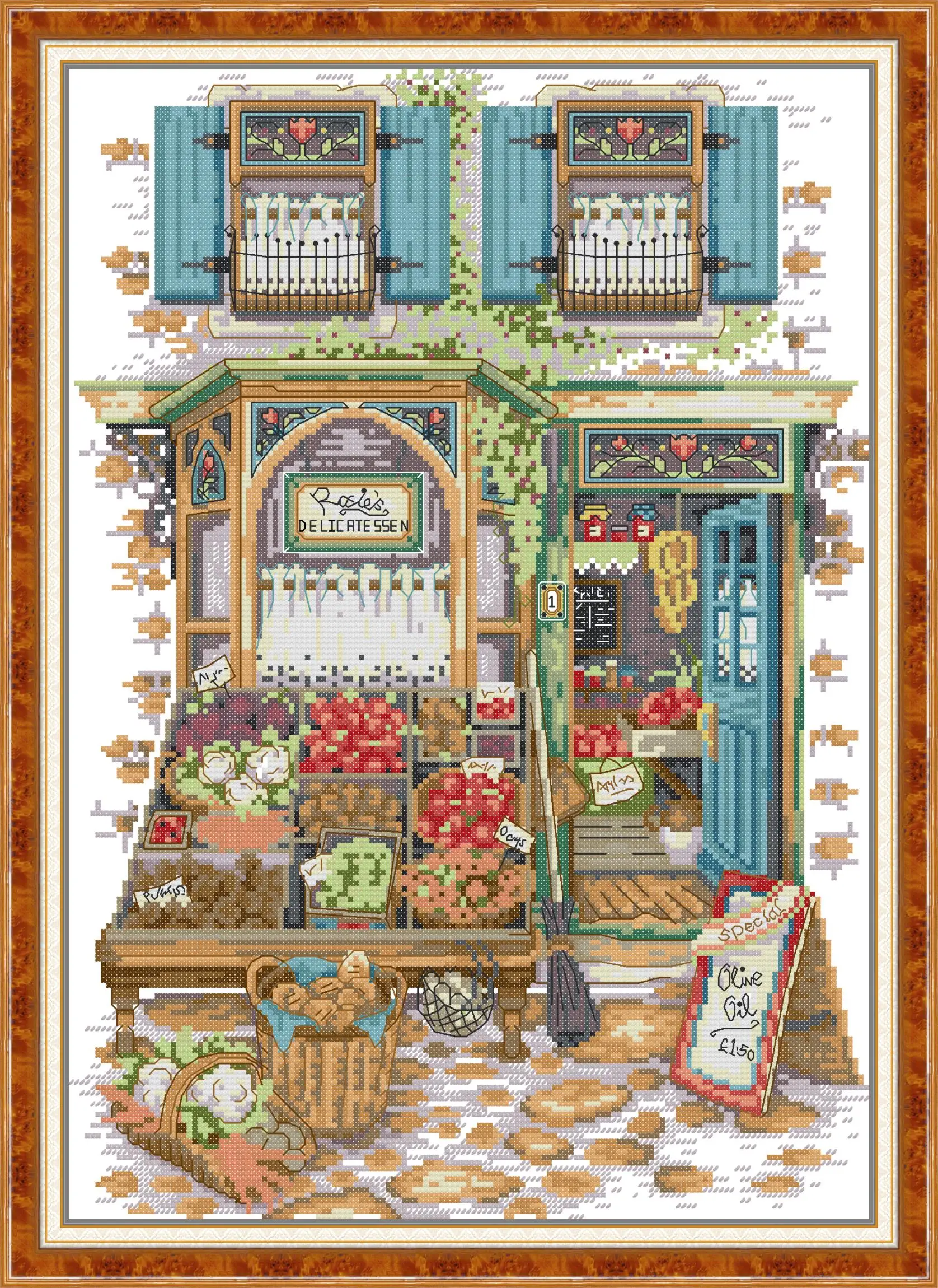 Набор для вышивки крестиком Joy Sunday с предварительной печатью сделай сам легкий