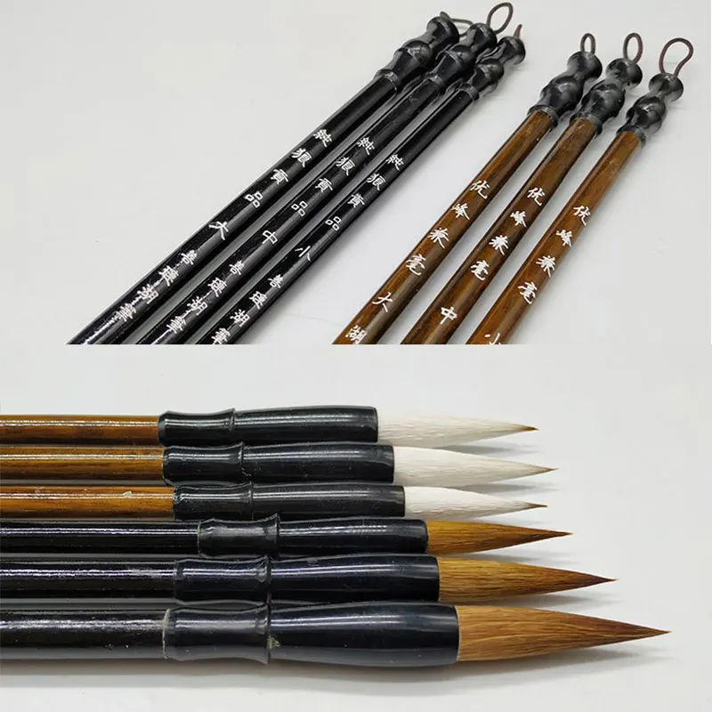 36Pcs Brush Chinese Calligraphy Brushes Set Writing Couplets Ink Painting Traditional Chinese Painting Brushes