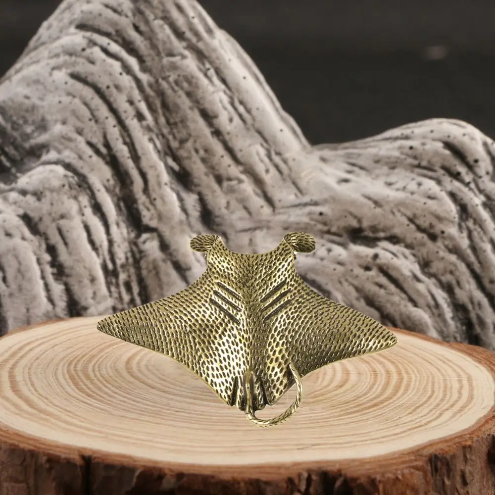 Изысканные медные поделки дьявол искусственная резьба 3D морская фотография