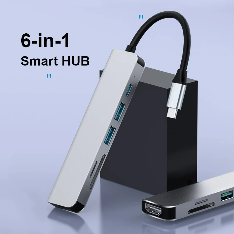 

Док-станция совместимая с USB Type-C и HDMI, 100 Мбит/с