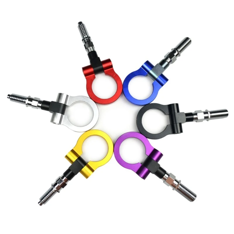 

Car Tow Hook Towing Ring for Tow Rope Strap Auto Trailer Ring Eye Car Front Rear Styling Trailer Ring Eye Tow