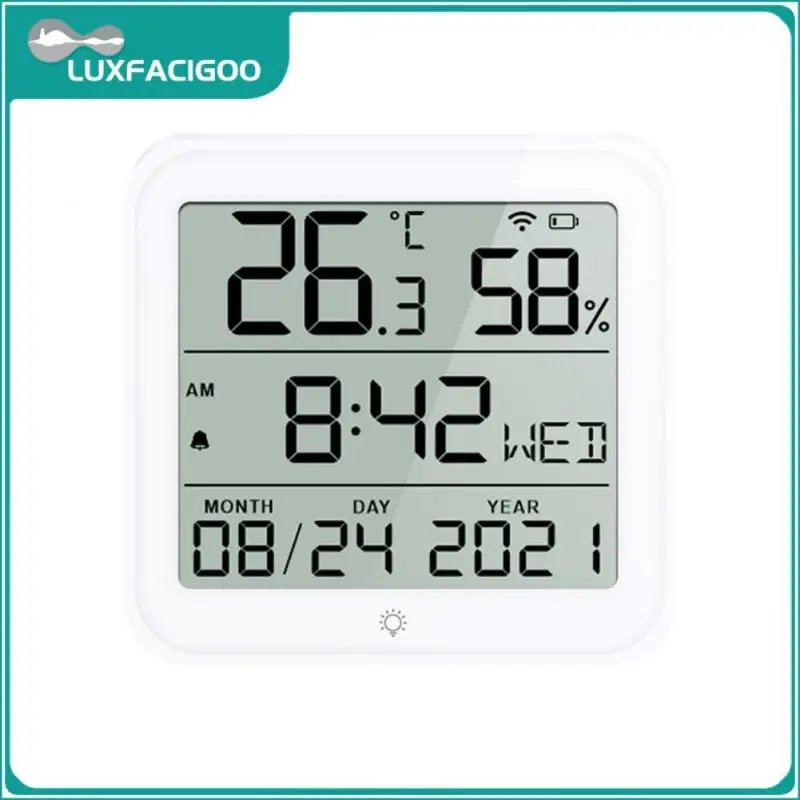 

Smart Life Indoor Hygrometer Indoor Wifi Temperature Sensor Tuya Remote Control Hygrometer Thermometer Smart Home Tuya Wifi