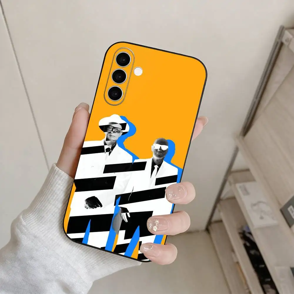 Чехол для телефона Band P-Pet Shop Boys для Samsung Galaxy A73, A72, A71, A70, A53, A52, A51 и других моделей, мягкий черный чехол. (art.: 3920dce40d005) - 3920dce40d005