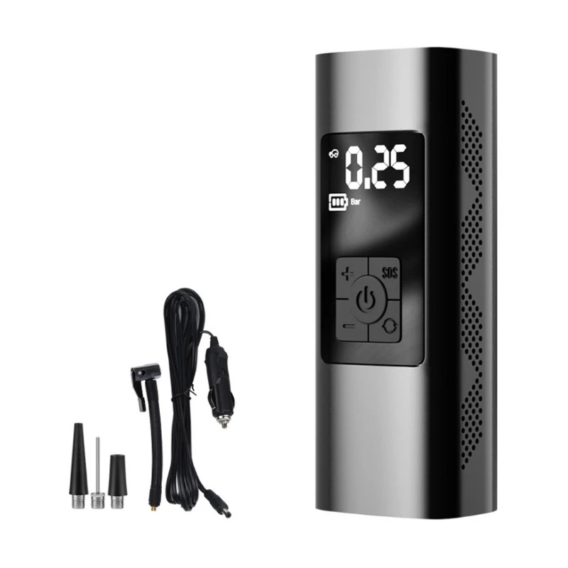 

12V/6000mAh Portable Car Air Compressor Pump Mini Auto Air Inflatable Pump