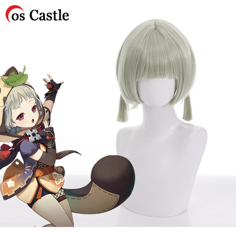 

Парик для косплея Cos Castle Genshin Impact Sayu, парик для игры Genshin Sayu, термостойкие синтетические парики для косплея, короткие волосы