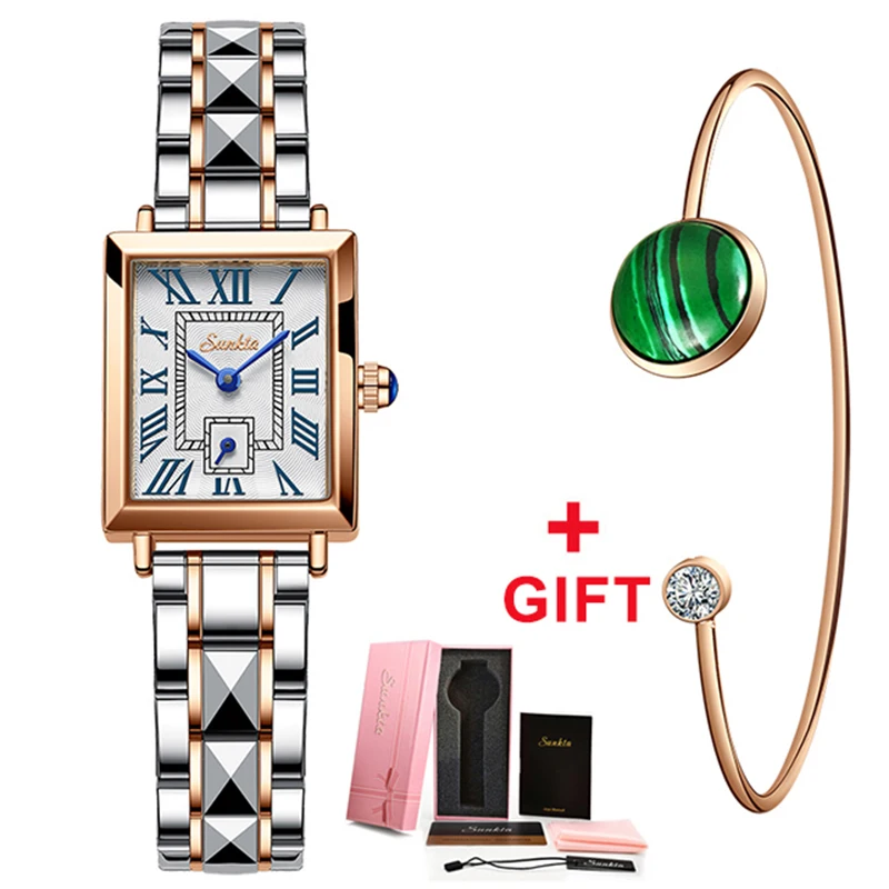 LIGE Luxury Women Watch Top Brand Fashion Waterproof Stainless Steel Sunkta Ladies Quartz Wristwatch Montre Femme Beautiful