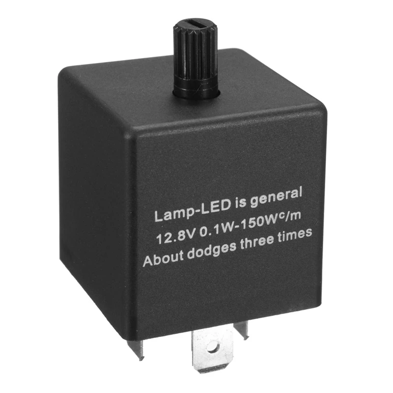 

5X 12V 3 Pin LED регулируемое реле вспышки для индикатора поворота