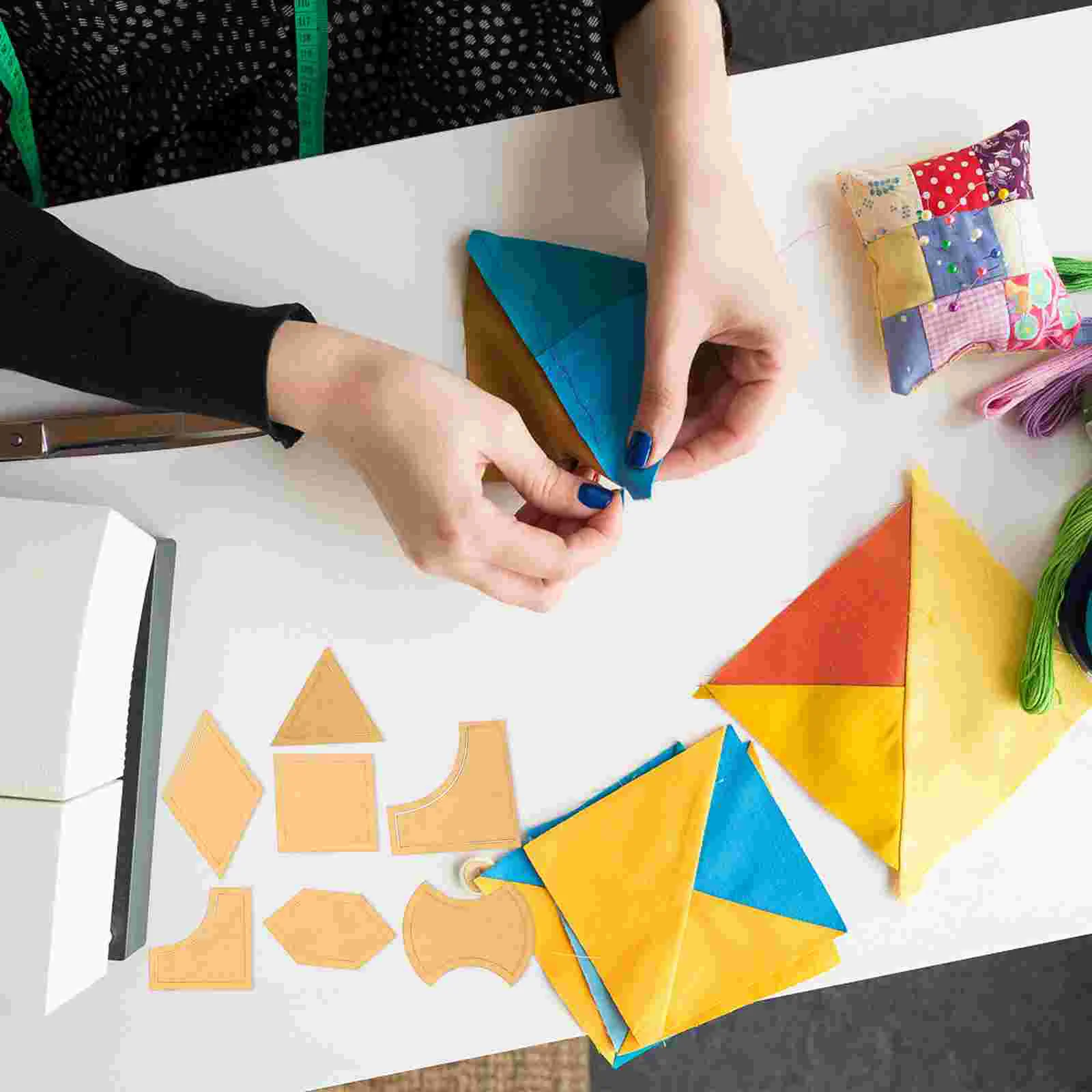 

Quilting Ruler Templates Patchwork Sewing Acrylic Rulers Setfabric Diy Circle Suppliesmolds Template Square Crafting Mold