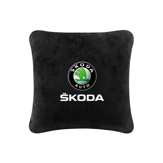 Подушка Skoda св.бежевая. Подушка шкода купить