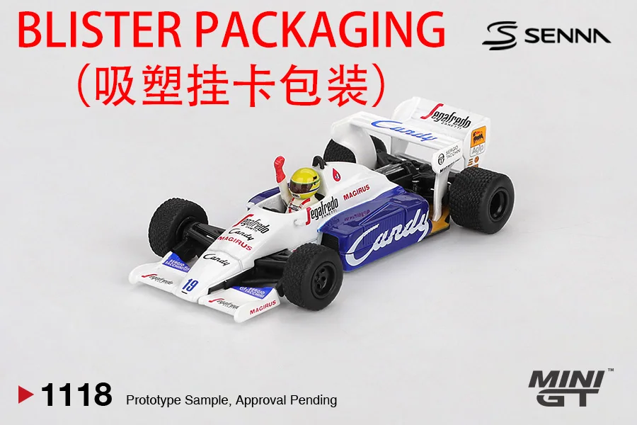 Фото MINIGT 1:64 Toleman TG184 # 19 Lamborghini Huracán GT3 EVO2 # Коллекционная модель автомобиля BMW M5 Ayrton Senna из литого сплава, 45 штук №1