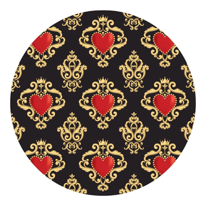 Круглый ковер в стиле бохо для спальни дивана обивки домашний устойчивый к