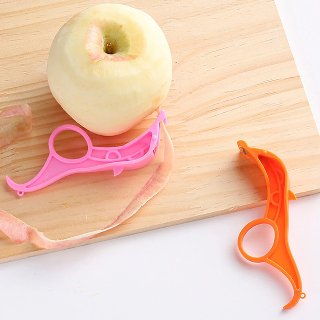 

Multi-Function Portable Planing Peeler 3 In 1 Creative Ring Orange Peeling Tools Apple Pear Peeler Kitchen Fruit Paring Knife
