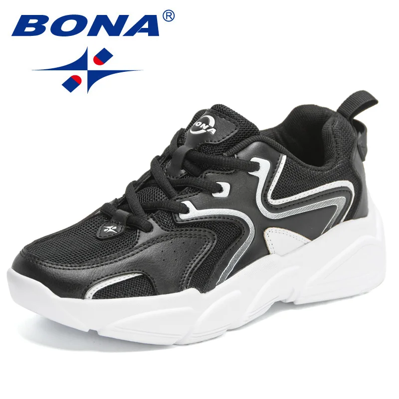 

BONA 2022 New Designers Classics Trendy Sneakers Women Outdoor Casual Shoes Ladies Platform Leisure Footwear Feminimo Comfort