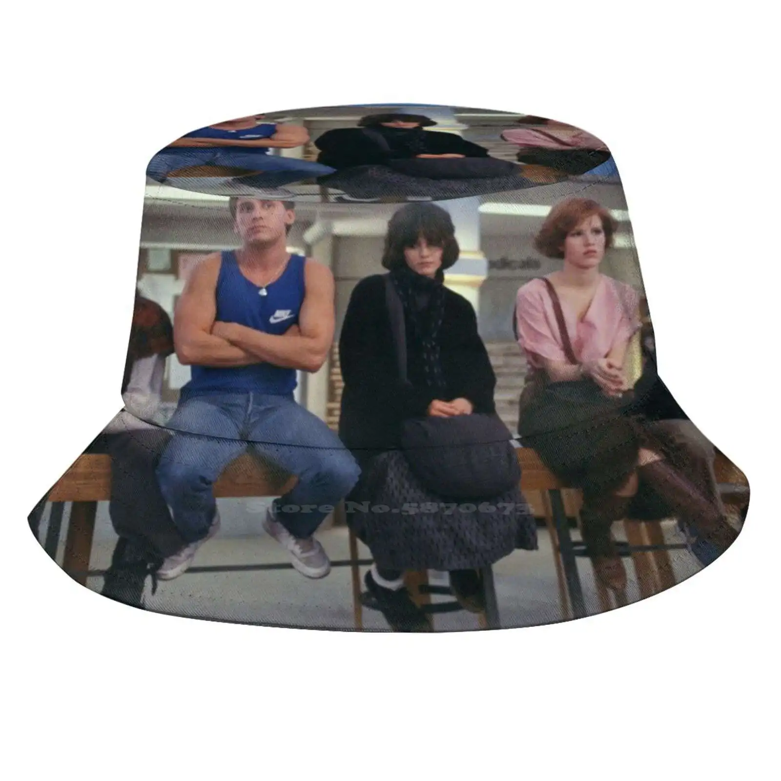 

Шапки с узором в виде клуба для завтрака, уличная шапка, Солнцезащитная шапка, Классическая Шапка в стиле 80-х для завтракового клуба