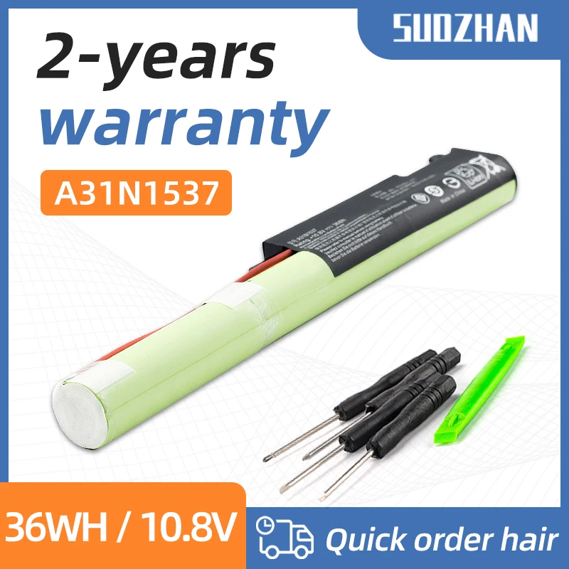 Аккумулятор SUOZHAN A31N1537 для ноутбука ASUS Vivobook Max X441 X441N X441NA X441S X441SA X441SC X441U
