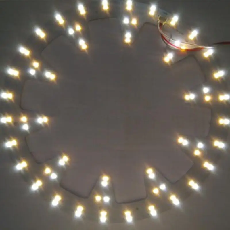 

10.82in Diameter 24W 96 LEDs 5730 SMD Three Light Colors(Warm White + White + Soft White) LED Ceiling Light Aluminum PCB Board