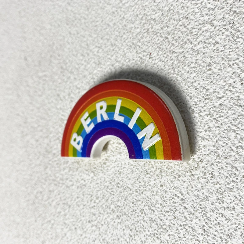 Мемориальные поделки для путешествий в Берлине креативная радужная трехмерная